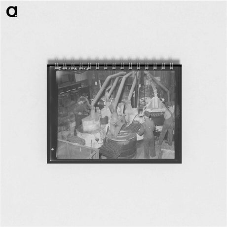 アートメモ帳-Tempering Bits in a Copper Mine
 - ラッセル リー Memo.
