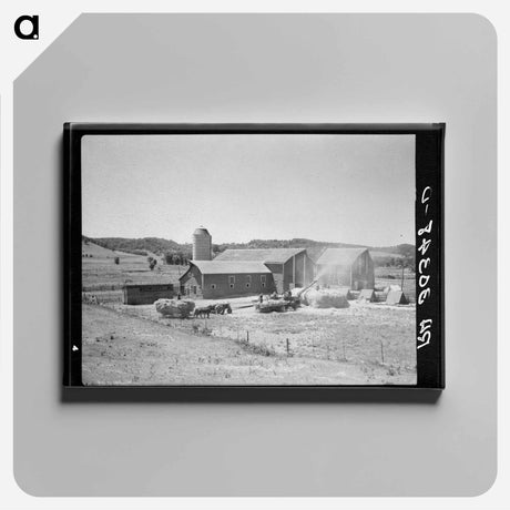 アートパネル-Threshing Operations
 - ラッセル リー Canvas.