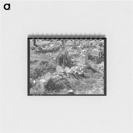 アートメモ帳-Mexican Grave, Raymondville
 - ラッセル リー Memo.