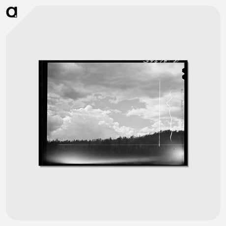 アートポストカード-Clouds over Garden Valley
 - ラッセル リー Postcard.