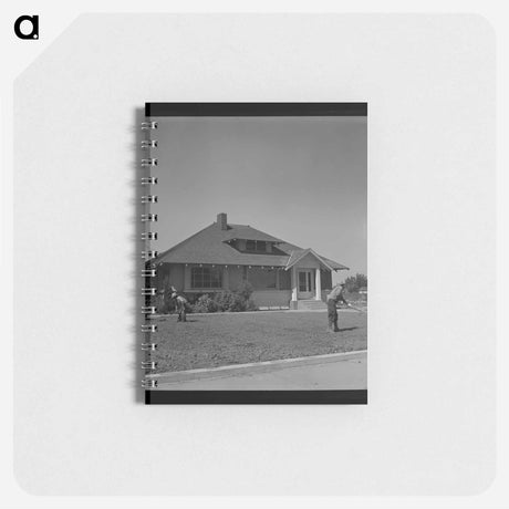 アートメモ帳-Japanese Farm Worker, Shelley, Idaho
 - ラッセル リー Memo.