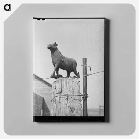 アートパネル-Weather Vane, Sheridan County
 - ラッセル リー Canvas.