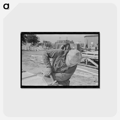 アートポストカード-Southeast Missouri Farms Project
 - ラッセル リー Postcard.