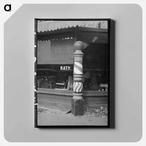 アートパネル-Barber Poles, Belle Fourche
 - ラッセル リー Canvas.