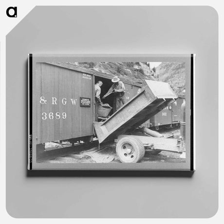 アートパネル-Loading Ore, Ouray
 - ラッセル リー Canvas.