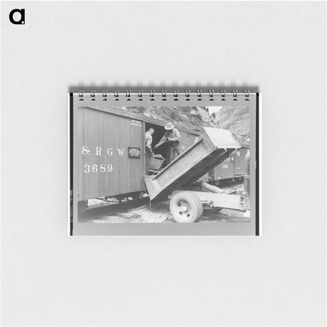 アートメモ帳-Loading Ore, Ouray
 - ラッセル リー Memo.