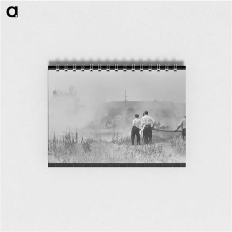アートメモ帳-Fighting Grass Fire
 - ラッセル リー Memo.