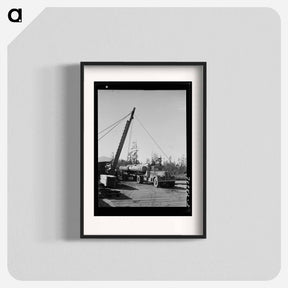 アートポスター-Logs Arriving at Mill
 - ラッセル リー Poster.