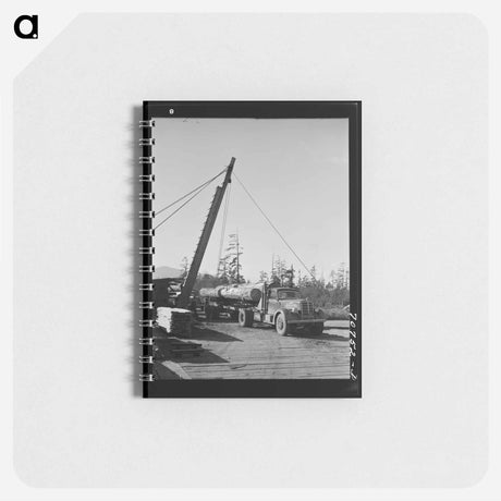 アートメモ帳-Logs Arriving at Mill
 - ラッセル リー Memo.