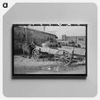 アートパネル-Wagons and Mules, Eufaula
 - ラッセル リー Canvas.