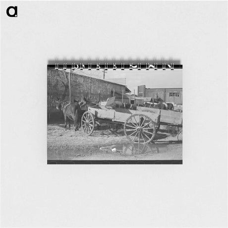 アートメモ帳-Wagons and Mules, Eufaula
 - ラッセル リー Memo.