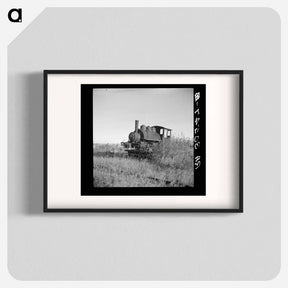 アートポスター-Abandoned Locomotive at Old Sawmill
 - ラッセル リー Poster.