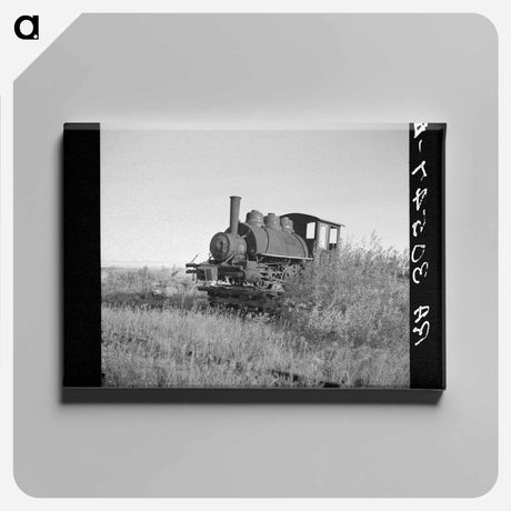 アートパネル-Abandoned Locomotive at Old Sawmill
 - ラッセル リー Canvas.