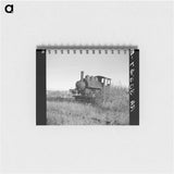 アートメモ帳-Abandoned Locomotive at Old Sawmill
 - ラッセル リー Memo.