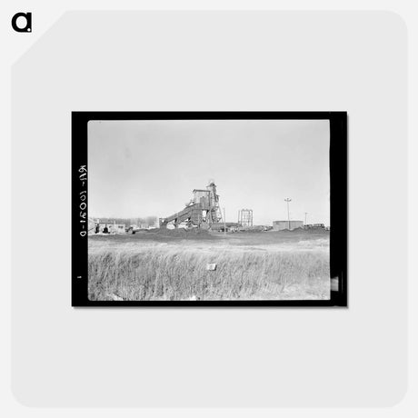 アートポストカード-Iowa Coal Mine
 - ラッセル リー Postcard.