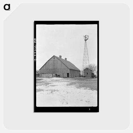 アートポストカード-Roy Merriot Farm
 - ラッセル リー Postcard.