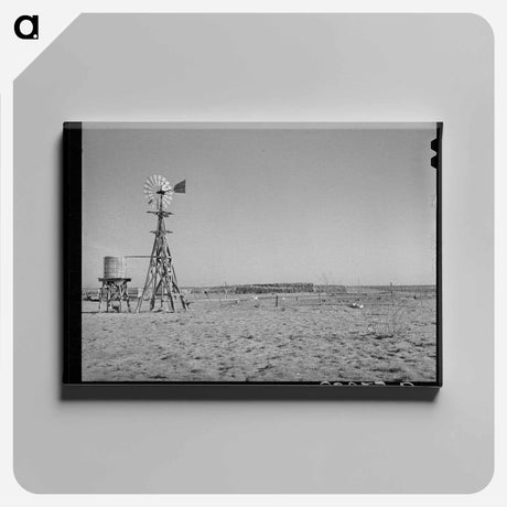 アートパネル-Windmill of Farmstead
 - ラッセル リー Canvas.