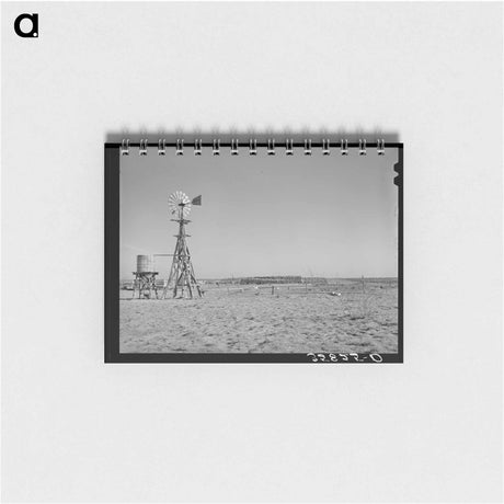 アートメモ帳-Windmill of Farmstead
 - ラッセル リー Memo.