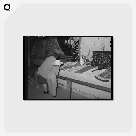 アートポストカード-Needle Work Exhibit
 - ラッセル リー Postcard.