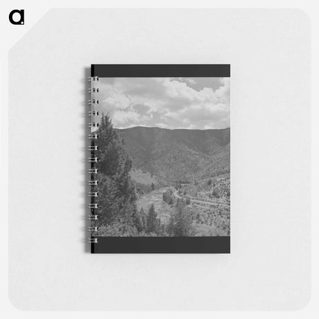 アートメモ帳-Mountain Stream, Siskiyou County
 - ラッセル リー Memo.