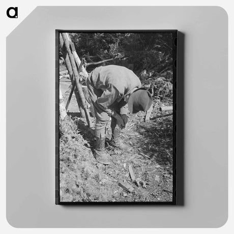 アートパネル-William Besson's Drilling Rig
 - ラッセル リー Canvas.
