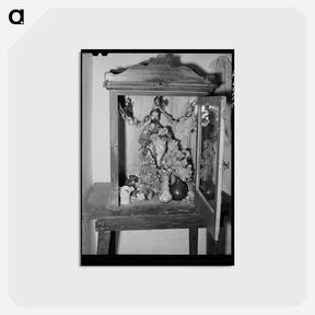 アートポストカード-Shrine in Home
 - ラッセル リー Postcard.