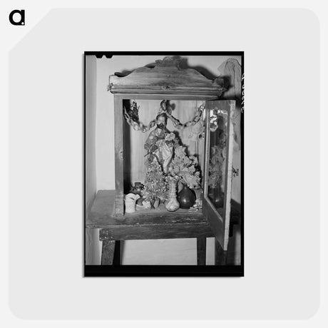アートポストカード-Shrine in Home
 - ラッセル リー Postcard.