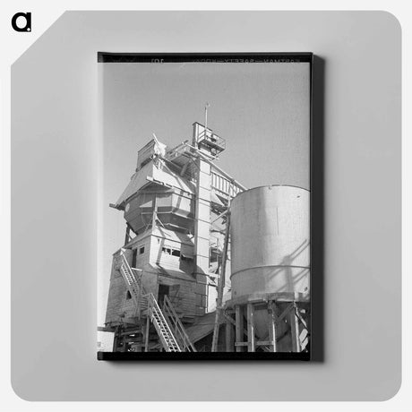 アートパネル-Concrete Mixing Plant at Bonneville Dam
 - ラッセル リー Canvas.