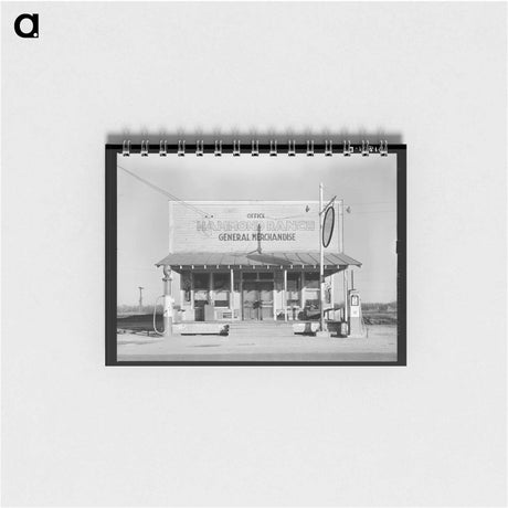 アートメモ帳-Hammond Ranch General Store
 - ラッセル リー Memo.
