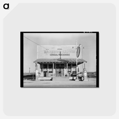 アートポストカード-Hammond Ranch General Store
 - ラッセル リー Postcard.