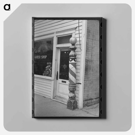 アートパネル-Barber Pole, Belle Fourche
 - ラッセル リー Canvas.