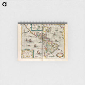 アートメモ帳-America noviter delineata
 - ボストン公共図書館 Memo.