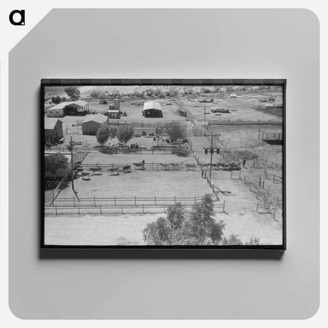 アートパネル-Casa Grande Valley Dairy
 - ラッセル リー Canvas.