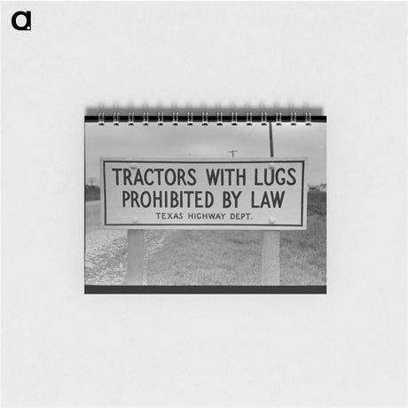 アートメモ帳-Highway Sign, Sinton, Texas
 - ラッセル リー Memo.