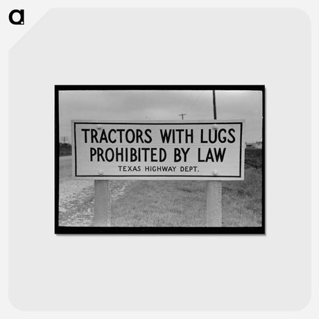 アートポストカード-Highway Sign, Sinton, Texas
 - ラッセル リー Postcard.