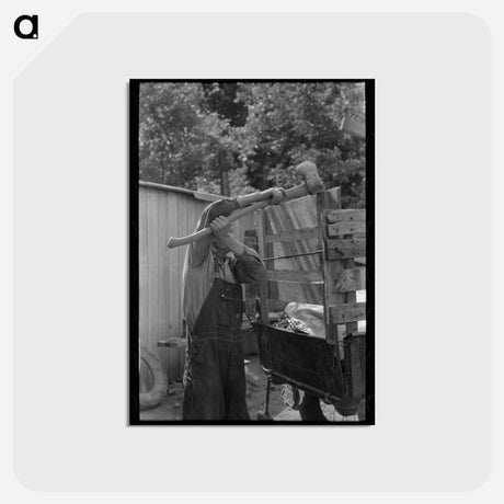アートポストカード-Migrant's Crib
 - ラッセル リー Postcard.