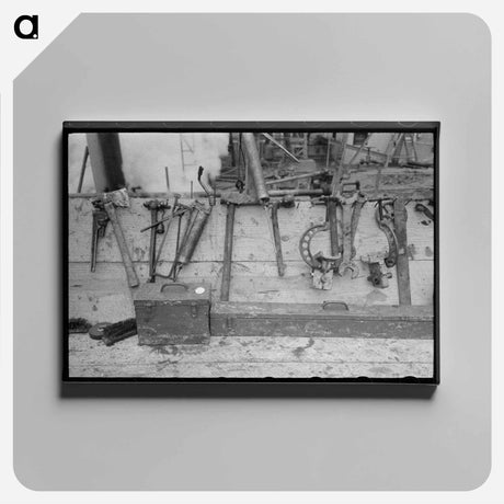 アートパネル-Oil Field Tools
 - ラッセル リー Canvas.