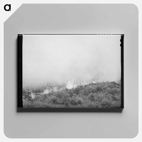 アートパネル-Grass Fire in Canyon County
 - ラッセル リー Canvas.