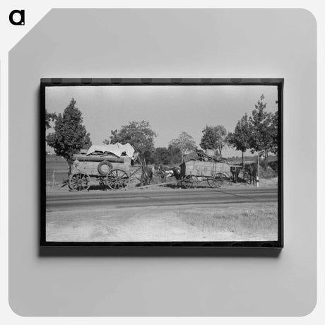 アートパネル-Roadside Respite
 - ラッセル リー Canvas.