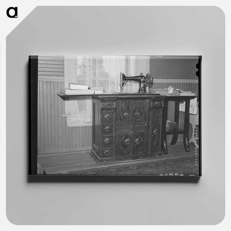 アートパネル-Sewing Machine in a Fruit Farmer's Home
 - ラッセル リー Canvas.
