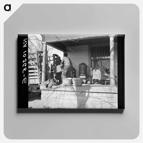 アートパネル-Tenant Farmer Moving
 - ラッセル リー Canvas.