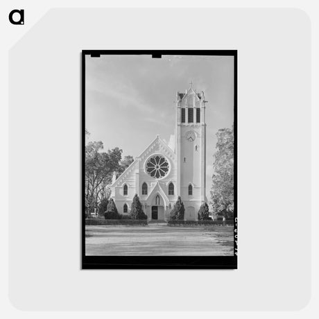アートポストカード-Church, Reserve, Louisiana
 - ラッセル リー Postcard.