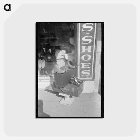アートポストカード-Shoe Store Display, Muskogee
 - ラッセル リー Postcard.