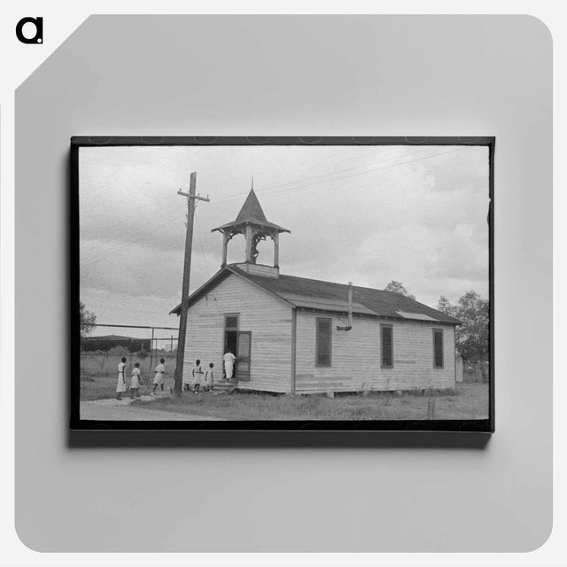 アートパネル-School, Destrehan, Louisiana
 - ラッセル リー Canvas.