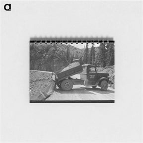アートメモ帳-Gravel Unloading, Ouray County
 - ラッセル リー Memo.
