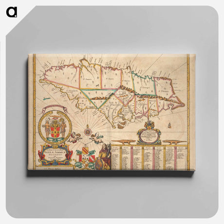 アートパネル-Insulae Jamaicae
 - ボストン公共図書館 Canvas.