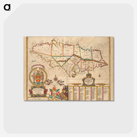 アートポストカード-Insulae Jamaicae
 - ボストン公共図書館 Postcard.