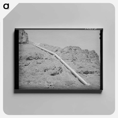 アートパネル-Owyhee Irrigation Conduit
 - ラッセル リー Canvas.