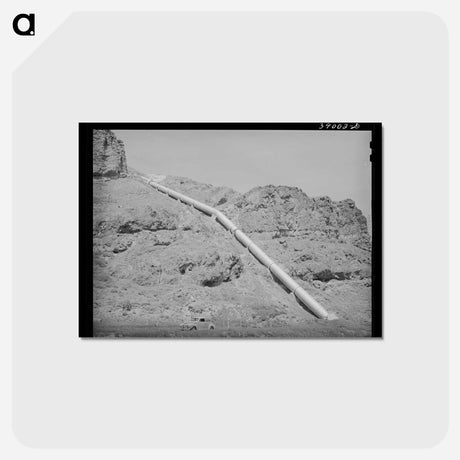 アートポストカード-Owyhee Irrigation Conduit
 - ラッセル リー Postcard.