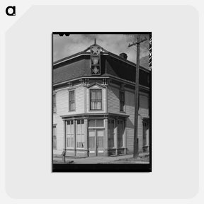 アートポストカード-Silverton Rooming House
 - ラッセル リー Postcard.